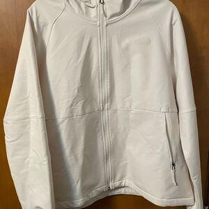 The North Face White Zip-Up Hoodie